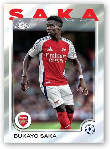 Topps 2024-25 مسابقات Chrome® Uefa Club - صندوق شماعات in Kuwait
