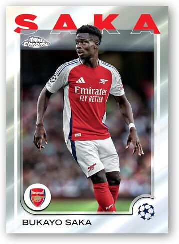 Topps 2024-25 مسابقات Chrome® Uefa Club - صندوق شماعات in Kuwait