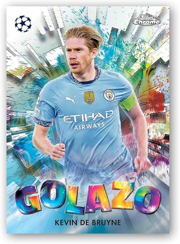 Topps 2024-25 مسابقات Chrome® Uefa Club - صندوق شماعات in Kuwait