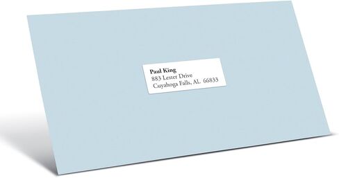Office Depot White Inkjet/Laser Advice Labels ، 1in. x 2 5/8in. ، صندوق من 7500 ، 505-O004-0005 in Saudi Arabia