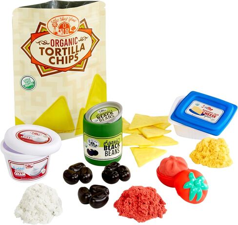 Little Tikes Creative Chefs Nacho Kit مع Make-It Mix Play Sand ، 22 إكسسوارات ، واقعية تظاهر Play Nachos Maker ، Boys ، Girls ، Ages 3+ in Saudi Arabia