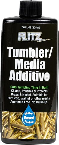 Flitz Metal Tumbler Media Additive, Cut Your Tumbling Time in Half, Non-Ammonia Based Formula Works Great on All Metals, 16 oz. Bottle - 6-Pack in Saudi Arabia