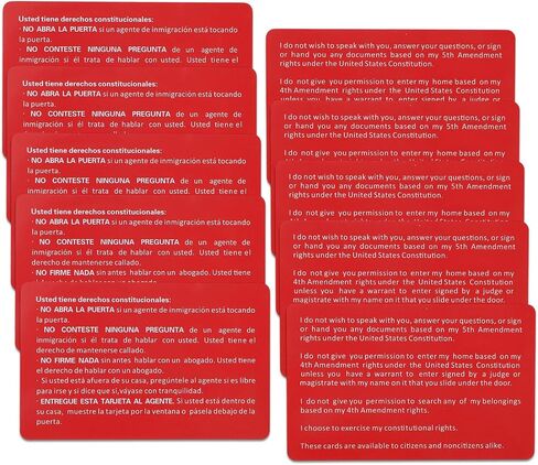 تعرف 10pcs بطاقات حقوقك ، والهجرة المقاومة للماء Red Card Red Rediable Rights Residental Resident in Saudi Arabia