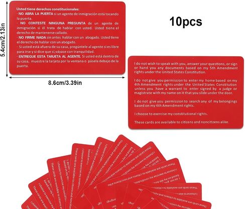 تعرف 10pcs بطاقات حقوقك ، والهجرة المقاومة للماء Red Card Red Rediable Rights Residental Resident in Saudi Arabia