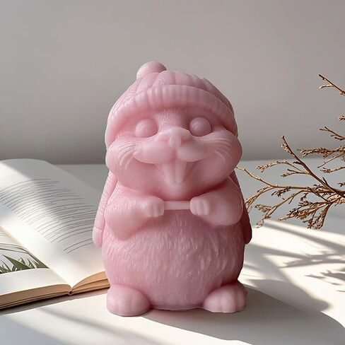 Squirrel Molds Animal Resin Mold - Resin Casting Silicone Molds for Home Decor & Candle Making Wave Spiral Mold in Kuwait