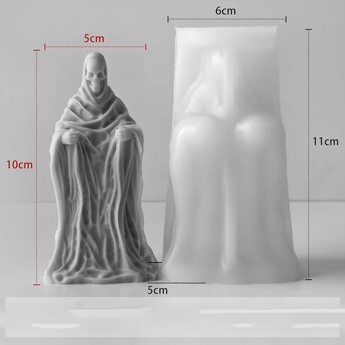 Squirrel Molds Animal Resin Mold - Resin Casting Silicone Molds for Home Decor & Candle Making Wave Spiral Mold in Kuwait