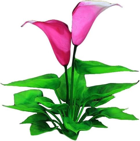 Artificial Aquarium Plants,Flower Aquarium Decoration Artificial Aquatic Plant Waterweed Craft Silk Plastic Plants,Artificial Fish Tank Decorations,Used for Household and Office Simulation Hydroponic in Kuwait