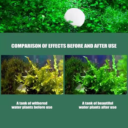 120 PCS CO2 Tablet, Carbon Dioxide Generator, Fish Tank Diffuser Tablets, Ideal for Planted Aquariums and Freshwater Aquarium Plant Treatments [Aquarium Equip CO2 Boosters] in Saudi Arabia