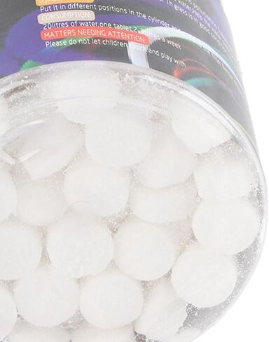 120 PCS CO2 Tablet, Carbon Dioxide Generator, Fish Tank Diffuser Tablets, Ideal for Planted Aquariums and Freshwater Aquarium Plant Treatments [Aquarium Equip CO2 Boosters] in Saudi Arabia