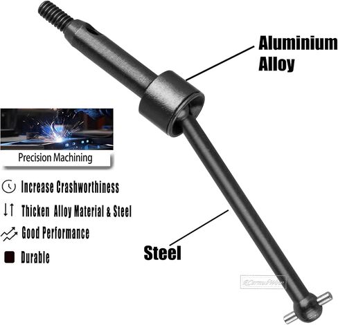 RC AXLE DRIVMENTS W/WHEED HEX PRODRADES Part for L0S1 1/24 Micro-B 2S 2WD ، 1/8 Micro-T 2S 2WD ، Steel #45 CVD Drive Malet in Saudi Arabia