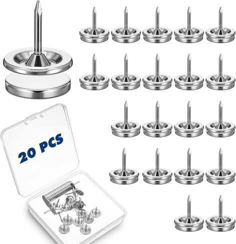 20 pcs دبابيس الدفع المغناطيسية دبابيس المغناطيس إبهام لطيف دبوس دبوس دبوس مزخرف شماعات الملصقات ملصقات ملصقات لالتقاط الجدار. in Saudi Arabia