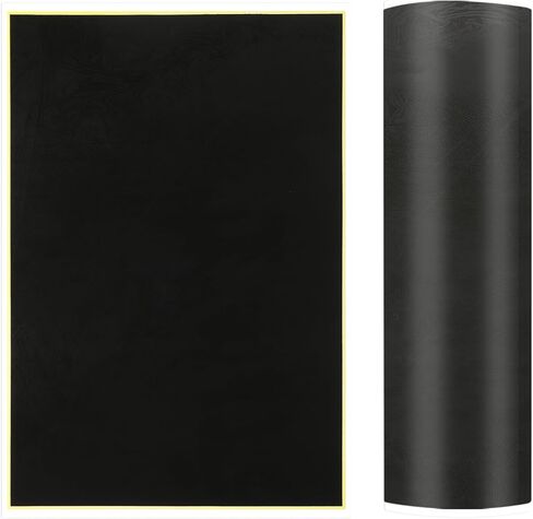 PATIKIL 15.3x10.4 Inch Laser Engraving Paper, 2 Pcs Laser Engraving Marking Color Paper for Fiber Laser Marking and Engraving on Metal Ceramics Glass, Black in Saudi Arabia