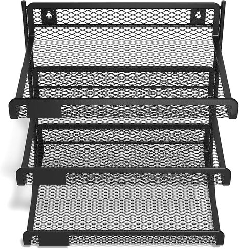 TRU RED Staples 3 Compartment Wire Mesh File Organizer, Matte Black, 2/Pack (TR57556-CCVS) in Saudi Arabia
