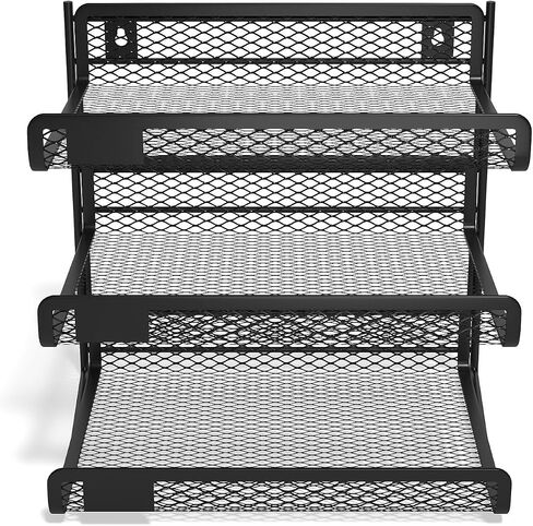 TRU RED Staples 3 Compartment Wire Mesh File Organizer, Matte Black, 2/Pack (TR57556-CCVS) in Saudi Arabia