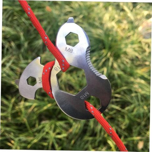 GALPADA 2Pcs Rope Adjusters for Tents and Backpacks Quick Cord Tensioners for Outdoor Activities Easy to Use Snail Style Camping Accessories in Saudi Arabia