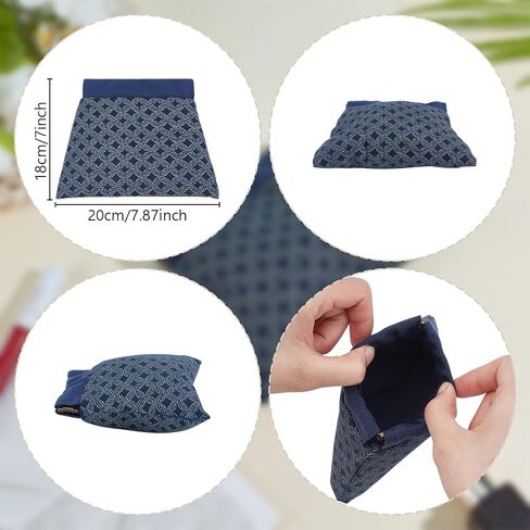 FREEBLOSS Sashiko Bag DIY Kit with Instructions Pre-Printed Fabric Sashiko Kit Embroidery Practice Project Japannese Traditional Embroidery with Cloth/Needles/Threads/Tools in Saudi Arabia