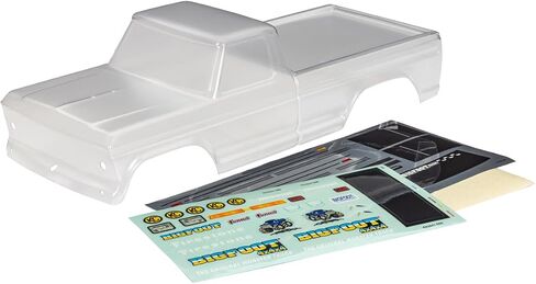 Traxxas Body Bigfoot NO. 1 Clear W/Decal in Saudi Arabia