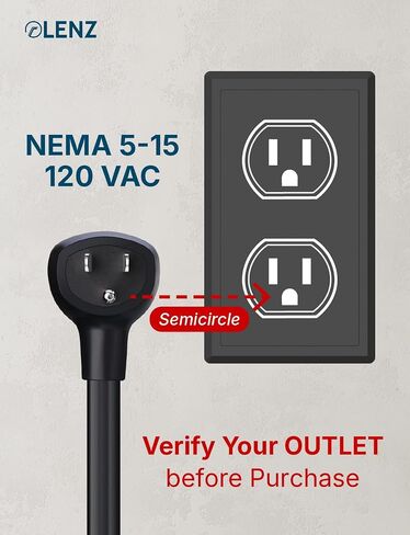 LENZ NEMA 06-20 Adapter for Tesla Gen 2 Mobile Portable Charger, Connect Tesla Mobile Charger to NEMA 06-20 240V Outlet at 16 Amp (06-20 Length 15.5") in Saudi Arabia