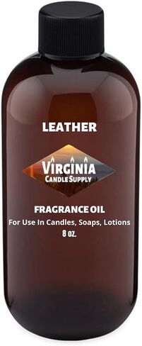 Leather Fragrance Oil (8 oz Bottle) for Candle Making, Soap Making, Tart Making, Room Sprays, Lotions, Car Fresheners, Slime, Bath Bombs, Warmers… in Saudi Arabia