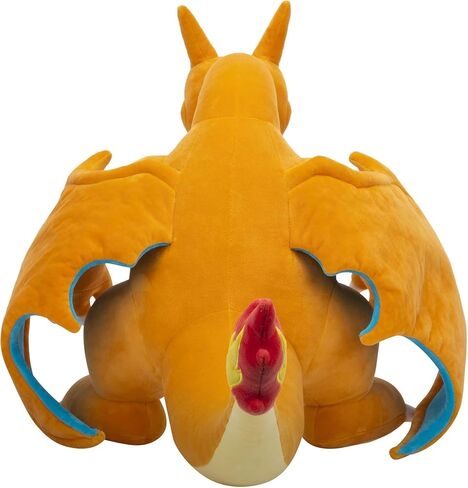 Pokemon 24 "Jumbo Charizard Barge Plush - مرخص رسميًا - شخصية التطور العملاقة Charmander - وسادة أصلية محشو لعبة الحيوانات للأطفال ، الأولاد ، الفتيات - 2+ in Saudi Arabia