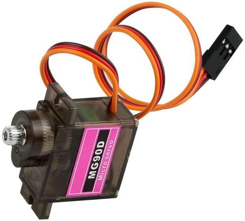 5pcs 9g Micro Digital Mini Servo تم ترقيتها Mg90d 180/270/360 وظائف الطاقة الكاملة محرك فرشاة التروس المعدني لقطع الغيار الطائرات بدون طيار RC (360 درجة) in Saudi Arabia