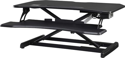 Lorell, LLR99530, Electric Monitor Riser, 1 Each, Black in Saudi Arabia