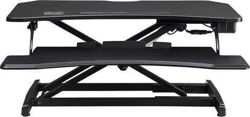 Lorell, LLR99530, Electric Monitor Riser, 1 Each, Black in Saudi Arabia