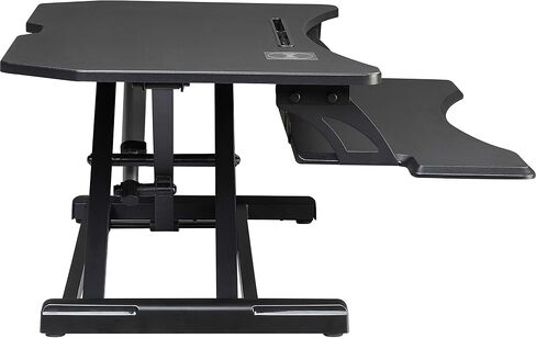 Lorell, LLR99530, Electric Monitor Riser, 1 Each, Black in Saudi Arabia
