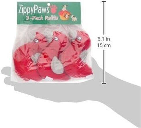 Zippypaws Burrow Replency Miniz - Interactive Dog & Puppy Toys for Boredom ، تحفيز منتجات الحيوانات الأليفة لإبقائها مشغولة ، عبوات أفخم للاختباء والبحث عن اللغز ، لعبة صاخبة للإثراء - Monkeys in Kuwait
