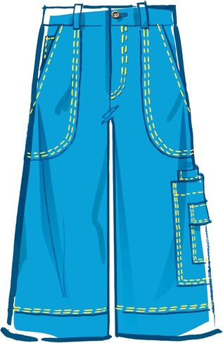 McCall's M8536AA Men's Cargo Style Shorts and Pants Sewing Pattern Packet, Design Code M8536, Sizes 34-36-38-40-42 in Saudi Arabia