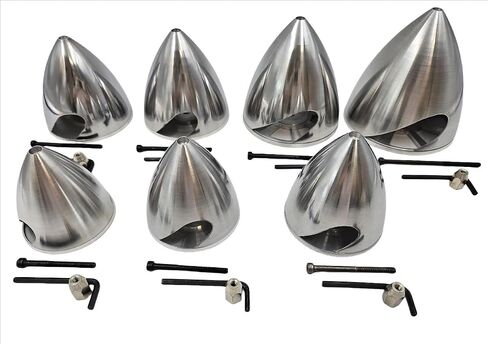RC Models Aluminium سبيكة مروحة SPINNER 76-127 مم (3.0-5.0INCH) ل 2 شفرات المروحة المحرك Aeromodelling أجزاء RC (5.0 '(127 مم)) in Saudi Arabia