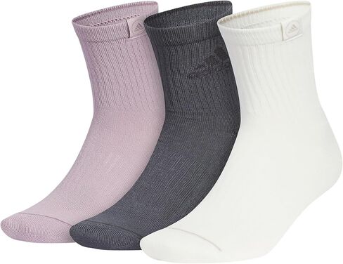 adidas Men's Cushioned Sport High Quarter Socks with Arch Compression (3-Pair) in Saudi Arabia