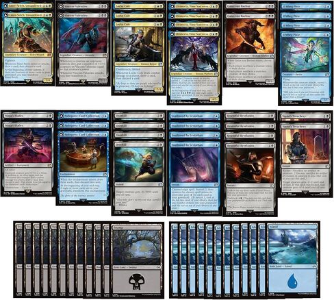Final Fantasy Magic The Gathering Deck - Dimir Graveyard Control - Blue Black - قوي جدًا - قانوني حديث - تم بناؤه - 60 بطاقة MTG! in Saudi Arabia
