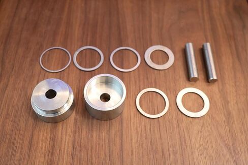 Coin Ring Puncher & Spacer Set | Punch Hole Coin Jewelry Making Tool | 6 Punches CoinRing Making Tool | Self Centering CoinRing Punches Set | Coin-Ring Center Punch 7/16inch in Saudi Arabia