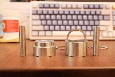 Coin Ring Puncher & Spacer Set | Punch Hole Coin Jewelry Making Tool | 6 Punches CoinRing Making Tool | Self Centering CoinRing Punches Set | Coin-Ring Center Punch 7/16inch in Saudi Arabia