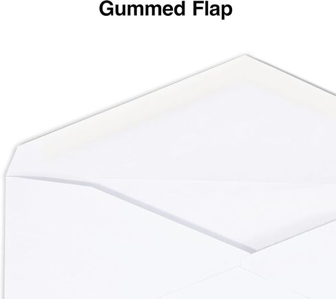 Staples #9 Business Envelopes, V-Flap Gummed Closure, 8-7/8 x 3-7/8 Inch, 500-Pack, White in Saudi Arabia