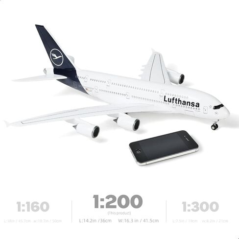 1/100 Scale A320 neo Prototype Model Airplane -Diecast Airbus A320 Model Plane Kit with Stand (14 in-L) Pre-Built Model Aircraft for Adult -Aviation Creative Gifts, Collection Display in Saudi Arabia