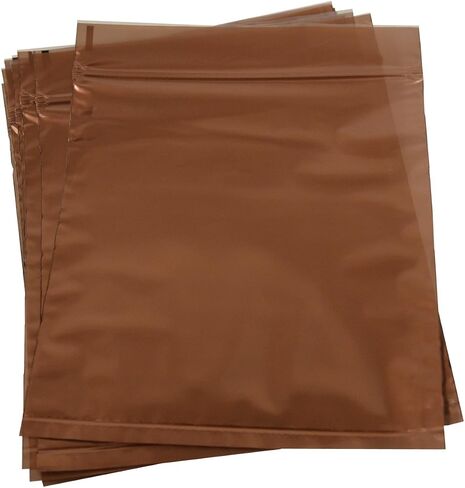 PMC Supplies LLC 10 Pack 6" x 6" Anti-Tarnish Locking Bags Jewelry Silver Brass Copper Metal Bronze Precious Metal Sealable Storage Bag Set in Saudi Arabia