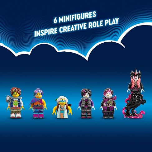 LEGO DREAMZzz Castle Nocturnia Building Toy - Pretend Play Set for Kids, Ages 10+ - Creative Storytelling Toy W/2 Construction Modes & 6 Minifigures for Boys and Girls - 71486 in Saudi Arabia
