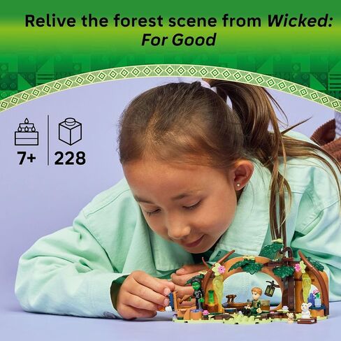 لعبة Lego Wicked Elphaba’s Retreat Building Toy - Elphaba & Fiyero Toy Toy Toy and Playet With Forest Friends - Play Play Building Build For Kids ، Age 7+ - Wicked Gift for Girls & Boys - 75687 in Saudi Arabia