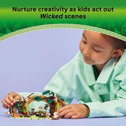 لعبة Lego Wicked Elphaba’s Retreat Building Toy - Elphaba & Fiyero Toy Toy Toy and Playet With Forest Friends - Play Play Building Build For Kids ، Age 7+ - Wicked Gift for Girls & Boys - 75687 in Saudi Arabia