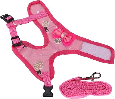 Chicken Leash, Duck Harness Breathable Mesh Training Harness and Leas Chicken and Leash Adjustable Strap Outdoor Training Traction Rope for Duck Goose Hen Small (#4) in Saudi Arabia