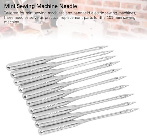 101 Mini Handheld Electric Sewing Machine Needles, Stainless Steel Replacement Needles Suitable for Lightweight to Medium Weight Fabrics in Saudi Arabia