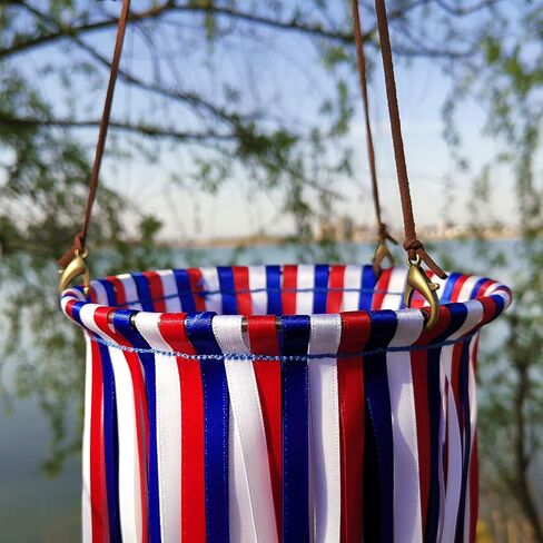 Satin Ribbon Windsock Streamer, Outdoor Decorations for Your Patio, Garden, Yard, Dock and Camper, 41-Inch, WS41-LBH in Kuwait