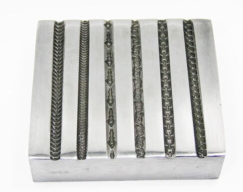 6 Design Wire Impression Die Plate #6 | Silversmith Supplies in Saudi Arabia