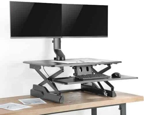 Tripp Lite Dual-Display Monitor Arm W/Desk Clamp Right قابل للتعديل 17-27in (DDR1727DC) in Saudi Arabia