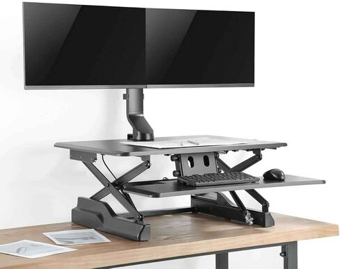 Tripp Lite Dual-Display Monitor Arm W/Desk Clamp Right قابل للتعديل 17-27in (DDR1727DC) in Saudi Arabia
