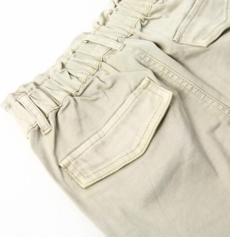 KIDSCOOL SPACE Toddler & Big Child Wide-Leg Cargo Jeans, 18M-14T Ribbed Waist Denim Pants in Kuwait