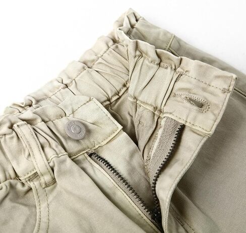 KIDSCOOL SPACE Toddler & Big Child Wide-Leg Cargo Jeans, 18M-14T Ribbed Waist Denim Pants in Kuwait