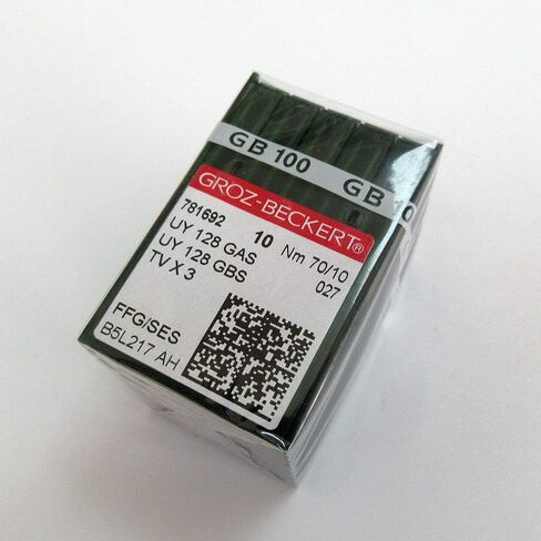 100 PCS Groz-Beckert UY128GAS UYX128GAS TVX3 إبر آلة الخياطة الصناعية لـ Juki Brother Pegasus Yamato+ (12/80) in Saudi Arabia